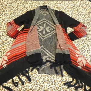 Beautiful open poncho style sweater